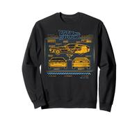 Schémas DeLorean pour le 35e anniversaire de Retour vers le futur Sweatshirt