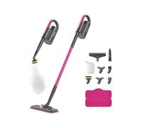 Schenley Nettoyeur vapeur avec défroisseur vapeur amovible pour nettoyer les sols en bois dur/stratifié, le carrelage et le joint, avec accessoires polyvalents 7 en 1 et tampons en microfibre lavables