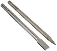 Scheppach 7907900001 de perçage et de marteau perforateur accessoires/plat + Burin pointu Kit, convient pour les dh1200 Max, diamètre 18 mm, L 350 mm