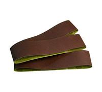 Scheppach 88000221 Set de bandes abrasives pour ponceuse à bande et à disque BTS800 Grain 180 914 x 100 mm