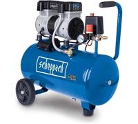 Scheppach Air Compressor HC26Si Ultra-Quiet Air Compressor 24 L Tank Working Pressure 8 Bar 1100 W 230 V Suction Capacit