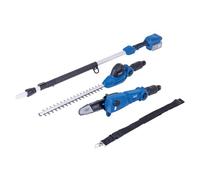 Scheppach Appareil Multifonctionnel sans Fil 2en1 C-PHTS410-X 20V | Longueur de Coupe cisaille à Haies/élagueuse : 410/180 mm | Série IXES 20V | Bandoulière & Softgrip | sans Batterie ni Chargeur