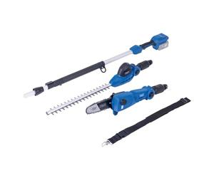 Scheppach Appareil Multifonctionnel sans Fil 2en1 C-PHTS410-X 20V | Longueur de Coupe cisaille à Haies/élagueuse : 410/180 mm | Série IXES 20V | Bandoulière & Softgrip | sans Batterie ni Chargeur