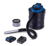 Scheppach Aspirateur à Cendres sans Fil C-AVC15-X - Série IXES 20V - Puissance d'aspiration 10 kPa - réservoir : 15L - Longueur du Tuyau 1 m - 1 Batterie 2Ah + Chargeur