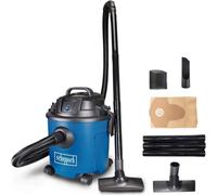Scheppach Aspirateur eau et poussière NTS16 | 16L | 1200W | 1,8m de tuyau d'aspiration & support de câble | y compris sac collecteur de saletés, filtre & plusieurs buses