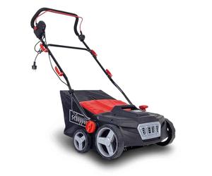 Scheppach Balayeuse électrique pour Gazon Artificielle ELS1800-1800W - Brosse hélicoïdale Incluse - Idéal pour Le Nettoyage des entrées de Maisons et de Jardins - Balayeuse mécanique