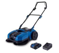 Scheppach Balayeuse sans Fil C-S610-X - série 20V IXES - Largeur de Travail 610 mm - Surface maximale 2000 m² - Vitesse de brossage 160/190/220 TR/Min - avec Batterie 2 Ah et Chargeur