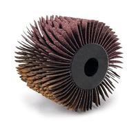 Scheppach Brosse à lanières abrasives pour surfaceuse MRS1300 Brosse de rechange | Largeur 100mm - Ø120mm | Rouleau abrasif adapté au ponçage du bois, même avec une surface irrégulière