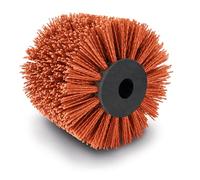 Scheppach Brosse en nylon pour surfaceuse MRS1300 Brosse de rechange | Largeur 100mm - Ø120mm | Pour les surfaces en bois, pierre et métal | Convient pour dégraisser, nettoyer & récurer