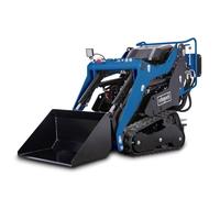 Scheppach Chargeur Compact Thermique MKL730 - Moteur 4 Temps 8,5CV - 306cm³ | avec châssis à chenilles et démarrage électrique - charge max. 200 kg - largeur 740 mm - pelle de chargement 80L