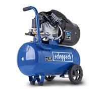 Scheppach Compresseur d'air HC53DC horizontal à double cylindres 50 L 2200 W 10 bars 3 CV