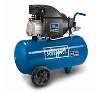 Compresseur d'air horizontal Scheppach HC54 - 50L - 1500 W - 8 bars - 2 CV