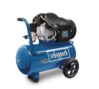 Scheppach Compresseur d’air HC500 - 2200 W / 3,0 CV - Cuve de 50 L - 10 bar - Admission d'air 371 l/min - 2 manomètres & raccords rapides