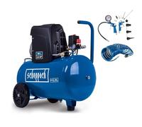 Scheppach Compresseur d'air HC63-1500W - 50L - 14 accessoires inclus