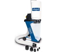 Scheppach DC500 Système d'aspiration avec set d'adaptateurs 4 pièces | Puissance 550W | Sac de récupération 75L | Tubulure d'aspiration Ø 100mm | Débit d'air 1150 m3/h | Tuyau de 2m