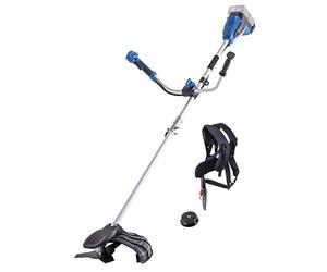 Scheppach Débroussailleuse sans Fil 2x20V - BC-BCH380/40-X - Largeur de Coupe 255mm - Coupe-Bordures 380 mm - bandoulière Incluse - Vendue sans Batterie ni Chargeur