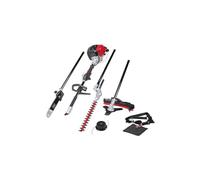 Débroussailleuse thermique 4 en 1 SCHEPPACH 52CC (débrousailleuse, élagueuse, taille-haies, coupe-bordures)