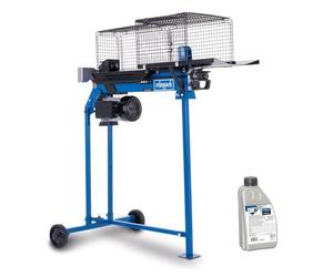 Scheppach Fendeur de Bûches Horizontal HL760LS | 7T | +Huile supplémentaire | Fendeur de Bois de Chauffage hydraulique | Longueur de fendage 520mm