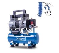 Scheppach HC08Si Compresseur ultra silencieux Avec 14 Accessoires inclus