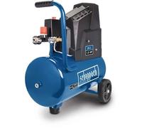 Scheppach Compresseur à air HC30ox 1100 W – 24 L, 8 bar, 200 L/min, sans huile, détendeur inclus