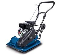 Scheppach HRP100 Compacteur à plaque vibrante hp1100s 5.5PS avec dispositif de roulement et plaque en caoutchouc, 5904603903
