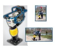 Scheppach Pilonneuse Vibrante VS1000 Compacteur | 6,5 CV | 10000 J Force de Frappe | 60 cm Profondeur de compactage | Cadence de Frappe 650mm-1 | Largeur de Travail 345 x 285mm | Avance 13 m/Min