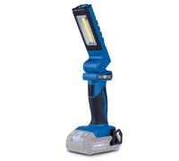 Scheppach Lampe de travail sur batterie C-WL20-X 20V Lampe torche | Puissance LED 5W | Flux lumineux 300L | Température de couleur 6200K | Autonomie 2Ah / 4Ah - 8h / 16h | Sans batterie ni chargeur
