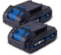 Scheppach Lot de 2 Batteries Lithium-ION 2 Ah 20 V - Série IXES 20 V