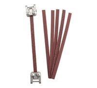 Jeu de 6 bandes abrasives pour scies sauteuses 127 mm k100/k180/k240 Scheppach