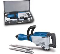 Scheppach Marteau de démolition AB1600 | 1600 watts | 50 joules | incl. fixation hexagonale Ø 30mm burins pointus et plats et coffret métallique | Marteau de forage et à béton