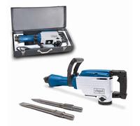 Scheppach Marteau de démolition AB1700 | Marteau perforateur | Marteau piqueur | 50 J | 1700W | 2000 coups/min | Burin pointu et burin plat 390mm | Coffret Métallique inclus