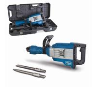 Scheppach Marteau de démolition AB1900 | Marteau perforateur | Marteau piqueur | 60 Joules | 1900W | 2000 coups/min | Burin pointu et burin plat 390mm | Coffret inclus