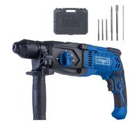 Scheppach Marteau perforateur filaire DH2260 4 en 1 1050W SDS-Plus 5500 bpm 1230 tr/min poignée 360°