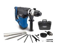 Scheppach Marteau perforateur électrique DH1500 Plus - Puissance 1500 W - Force d’impact 7 J - 4250 coups/min - Mandrin SDS-Plus - Livré avec forets et burins