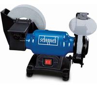 Scheppach Meuleuse à eau professionnelle BG200W avec moteur à induction | 250W - meule Ø200mm | pare-étincelles | support de pièce | réservoir d'eau