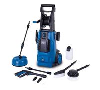 Scheppach Nettoyeur Haute Pression HCE2800 | 180 Bars | Débit 480 l/h | Enrouleur intégré avec Tuyau de 5 m et réservoir de Nettoyage | avec Accessoires Inclus Dont Brosse pour terrasse