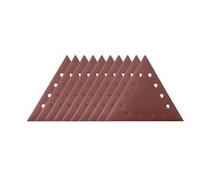 Scheppach | Original | Lot de 10 triangles abrasifs | 280 x 280 x 280mm | Grain 80 | Pour DS930 | Accessoire | Consommable | Murs et plafonds