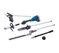 Scheppach Outil de Jardin Multifonctions sans Fil IXES 20V - BC-MFH400-X - Brushless - 2x20V - Débroussailleuse - Coupe-Bordure - Rotofil - Bandoulière Incluse - Vendue sans Batterie ni Chargeur