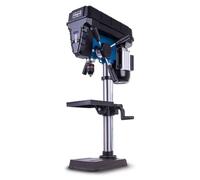 Scheppach Perceuse à colonne TBM250Vario - 600W - table 198 x 194 mm - 450-2580 tr/min - inclinable - mandrin 1,5-13 mm - profondeur de perçage 60 mm