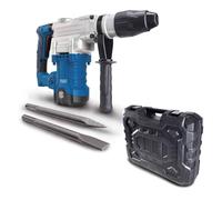 Scheppach Perforateur DH1600MAX | 1600W | Force d'impact - 10 Joules | 3800 coups/min | Contrôle des Vibrations | Mandrin SDS Max | Coffret pratique | Livré avec burin plat et burin pointu