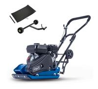 Scheppach Plaque Vibrante Thermique HP2300S Compacteur |5,6 C | Pression de compactage 13 kN Profondeur de compactage 35cm Vitesse 25m/min Tapis caoutchouc & dispositif de déplacement incl.