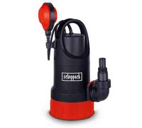Scheppach Pompe à eau DWP750 - Pour eaux claires et usées - 750 W - Débit de 20000 l/h - Interrupteur à flotteur - Taille des particules max 30 mm - Base rotative - Eau jusqu'à 35°C