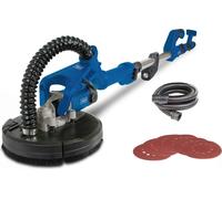 Scheppach Ponceuse à mur & plafond DS920 Ponceuse à sec | 710 W | Ø 225 mm | Tête inclinable jusqu'à 90° | Télescopique | 6 disques abrasifs inclus