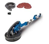 Scheppach, Ponceuse, Wand- und Deckenschleifer 225 mm inkl. variabler Geschwindigkeit, Teleskoparm, LED & 6tlg. Schlei...