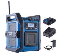 Scheppach Radio de Chantier C-DAB30-x - Set S - 1 Batterie 2Ah + Chargeur
