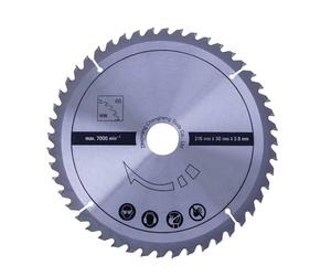 Scheppach Scie 7901200705 Accessoires/Scie universelle, compatible avec la Scie multifonction HW hm80mp, convient pour entièrement en bois et stratifié, diamètre 216 x 30 x 2,8 mm/48 Z