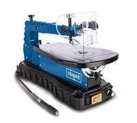 Scheppach Scie à Chantourner DECO-FLEX SL | Vitesse 550-1500min-1 & Course d'oscillation de lame 18mm | Table inclinable 45° | Hauteur & Largeur de coupe 500/405mm | LED orientable | Coffret inclus