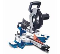 Scheppach Scie à onglet HM110MP | 2000W | Lame Ø254mm - 28 Dents | 2 vitesses pour une coupe optimale | Multi matériaux pour bois, alu, acier, plastique, cuivre | Serrage rapide