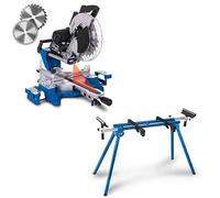 Scheppach Scie à Onglet Radiale HM140L | 2000W | Support UMF1550 Inclus