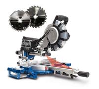 Scheppach Scie à onglet radiale HM216SPX - 210 mm, 2000 W - 2 lames carbure (24 & 48 dents)